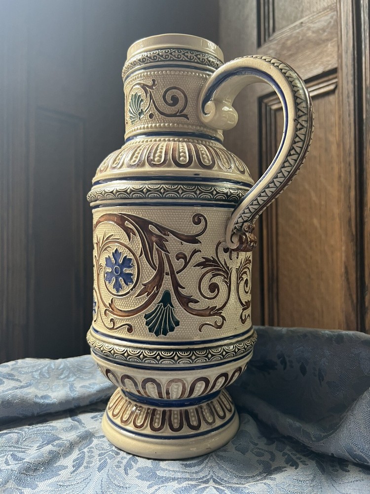 Beer Pitcher - Bacchanalian Vine motif