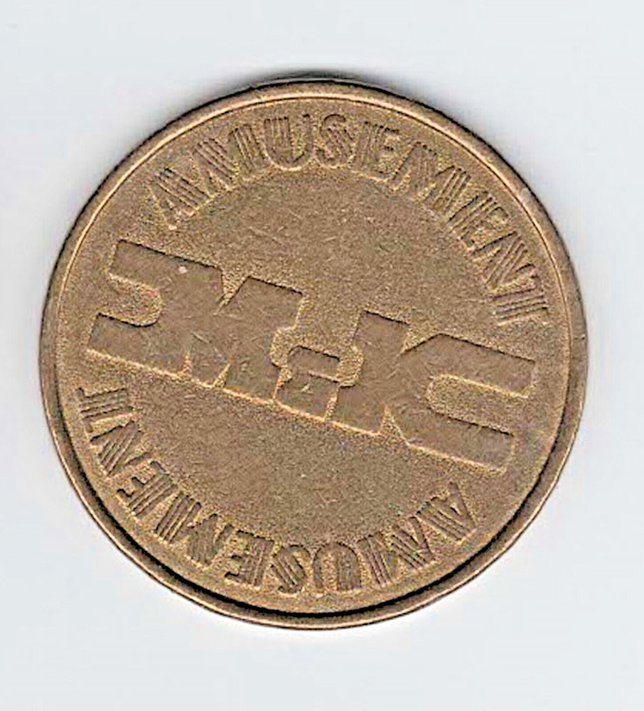 CM & KC Amusement Token 1-1/8" Da.