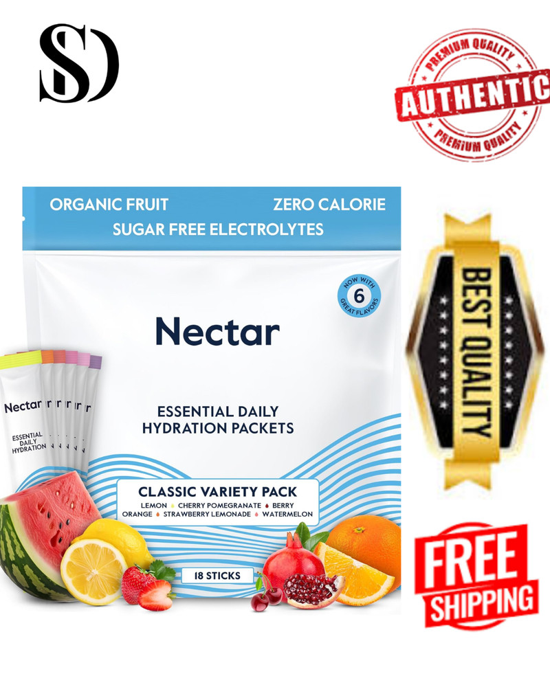 Nectar Hydration Packets - Electrolytes Powder Packets - No Sugar or Calories...