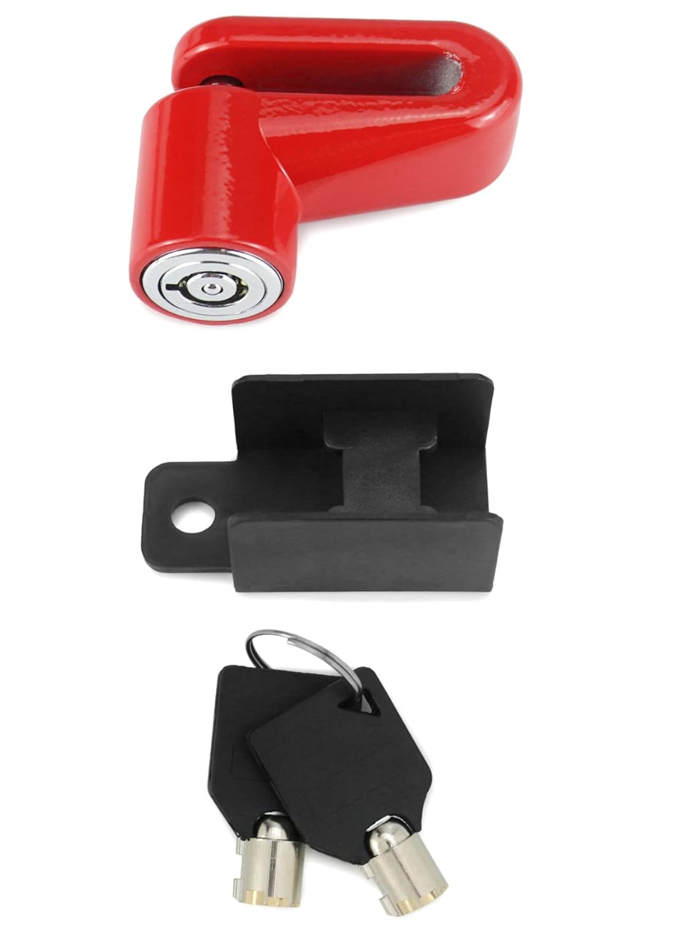 Motorcycle Disc Brake Lock Anti-Theft Wheel Lock Heavy Duty Steel 2 Pack Safety