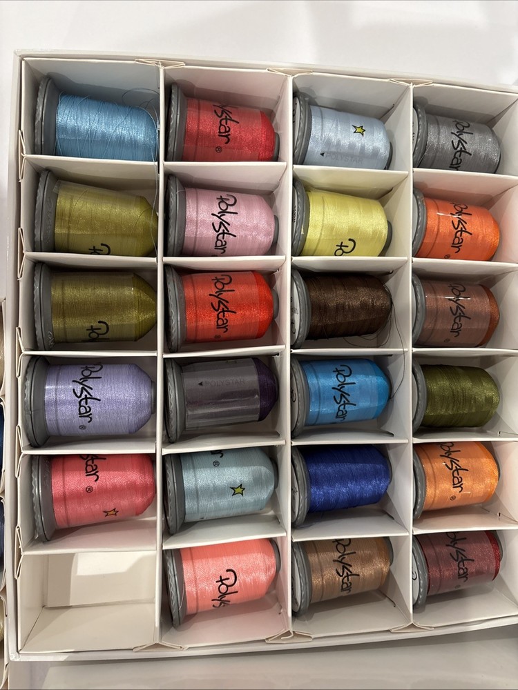 Polystar Embroidery Thread 67 Spools 50wt 1000m