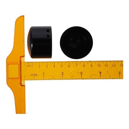 2PCS Black Front Axle Nut Caps Covers with Mounting Hardware,Motorcycle