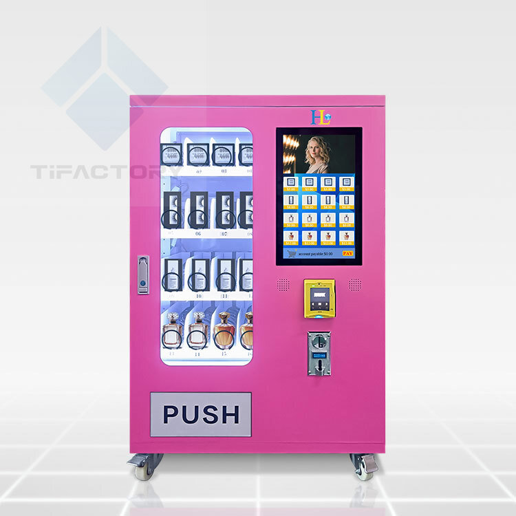 Small Vending Machine Touch Screen Vending Machine Perfume Vending With Card