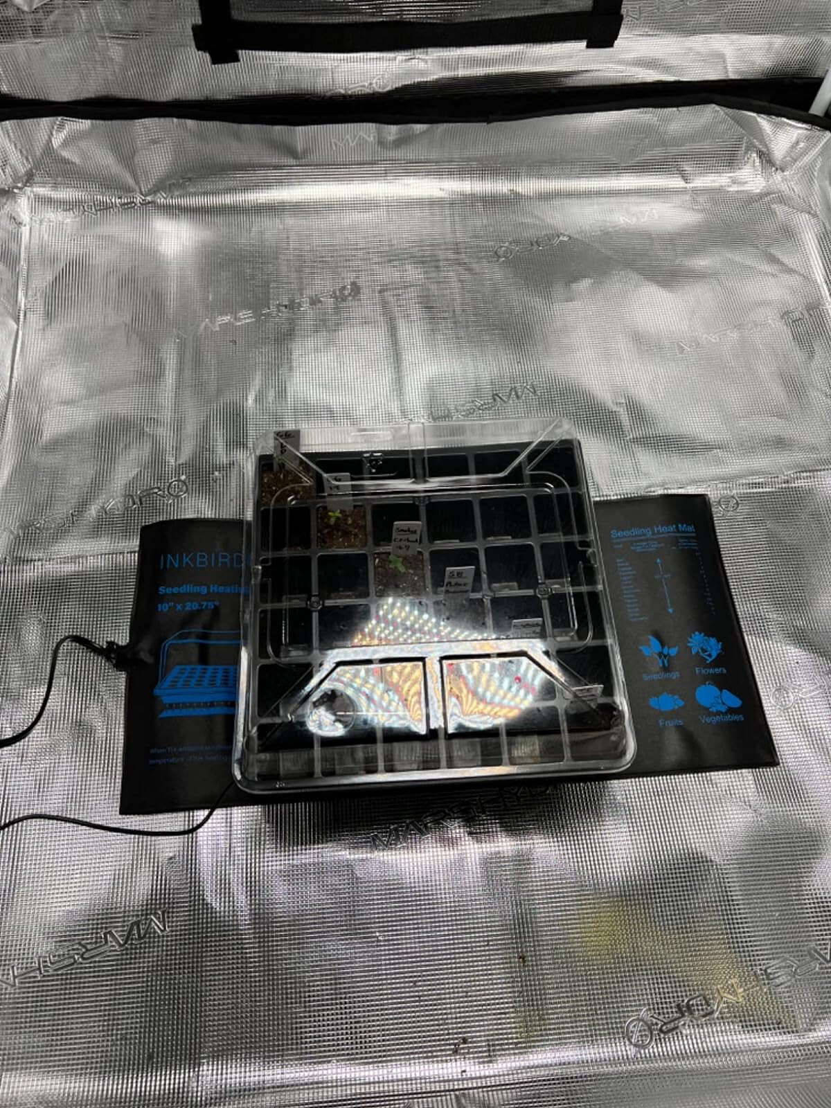 Seedling Heat Mat Seed Starter Pad Plant Germination Grow Hydroponic 10" x 20.75