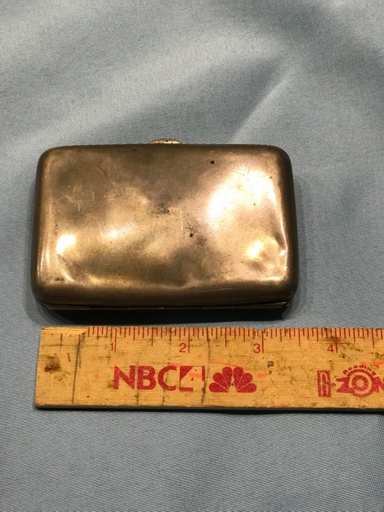 antique silver cigarette case