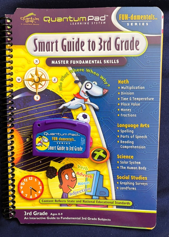 QUANTUM PAD Learning System smart guide to 3rd grade Fundamentals Series bk & ca