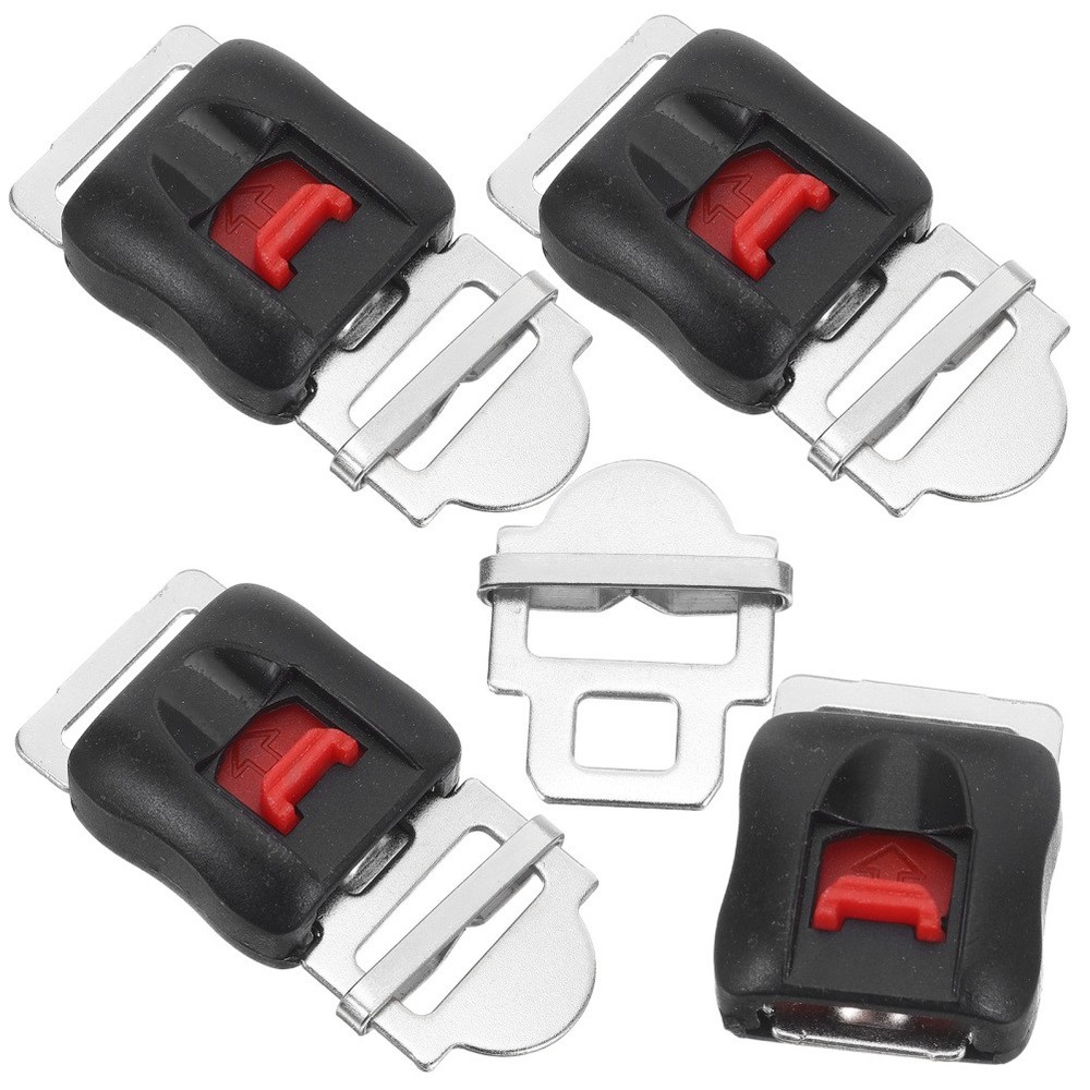 4 Pcs Chin Strap Buckle Replacement Quick Release Buckle for Motorcycle