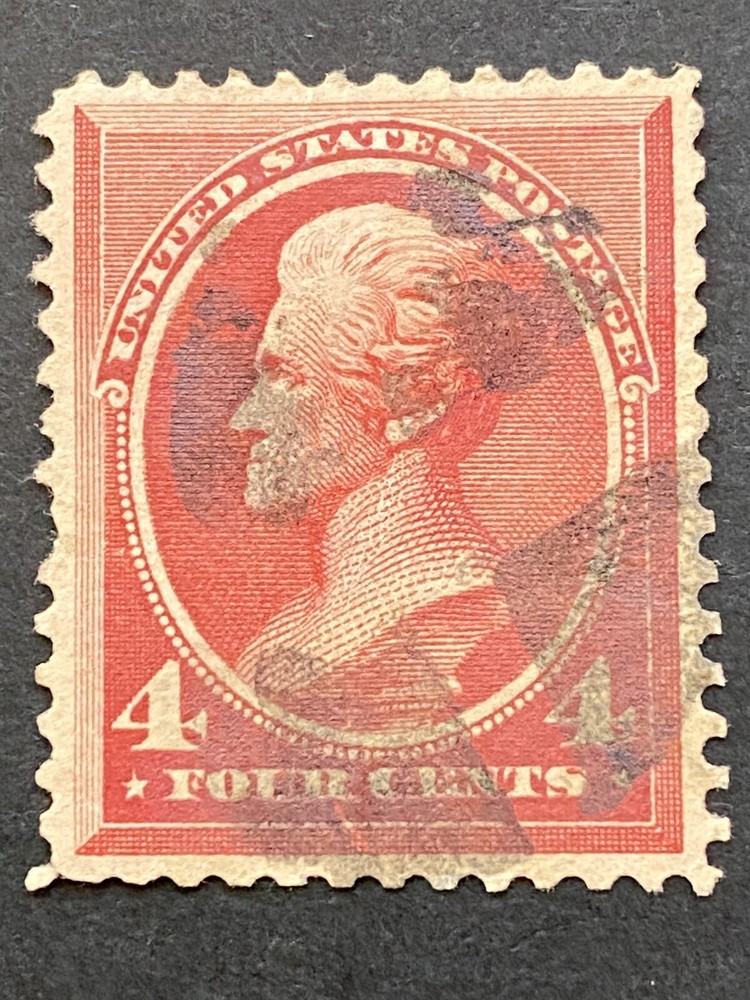 U.S. #215  - Used - Fancy Cancel- SCV = 30.00