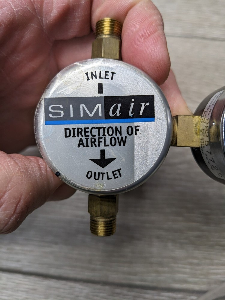 SIMair TC2000 1/6 HP 100 PSI Air Compressor & Moisture Filter Regulator