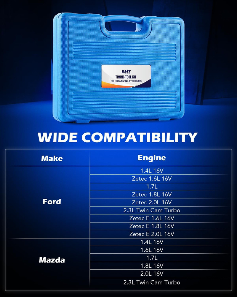 Engine Timing Tool Set, 24 Piece Engine Camshaft Alignment Timing Tool Kit Compa