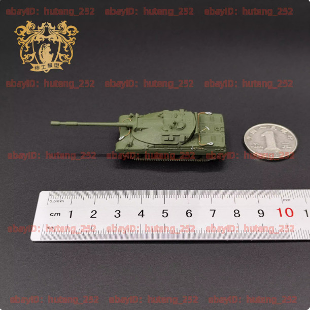 3D Printed 1/144 Soviet Project 452 K Tank Finished Model