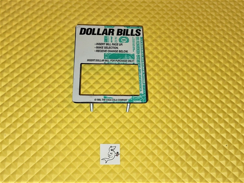 DIXIE NARCO 276, 276E, 440, 501E COKE BILL MARS VALIDATOR MOUNTING BEZEL - Grey