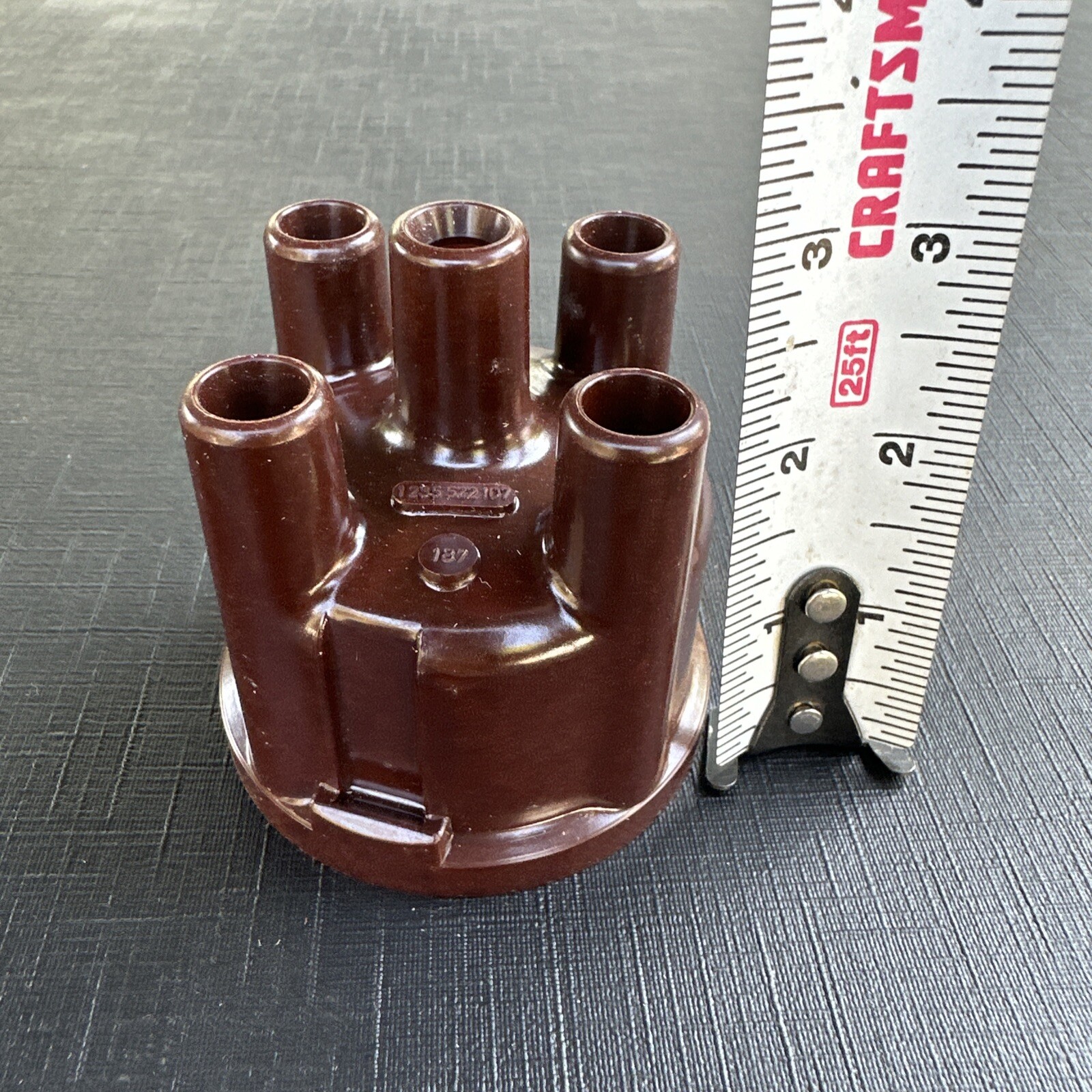 Vintage NOS Bosch 1235522107 187 Distributor Cap BMW Volvo MADE IN GERMANY
