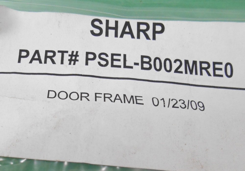 Sharp Psel-B002MREO Microwave Moisture Seal