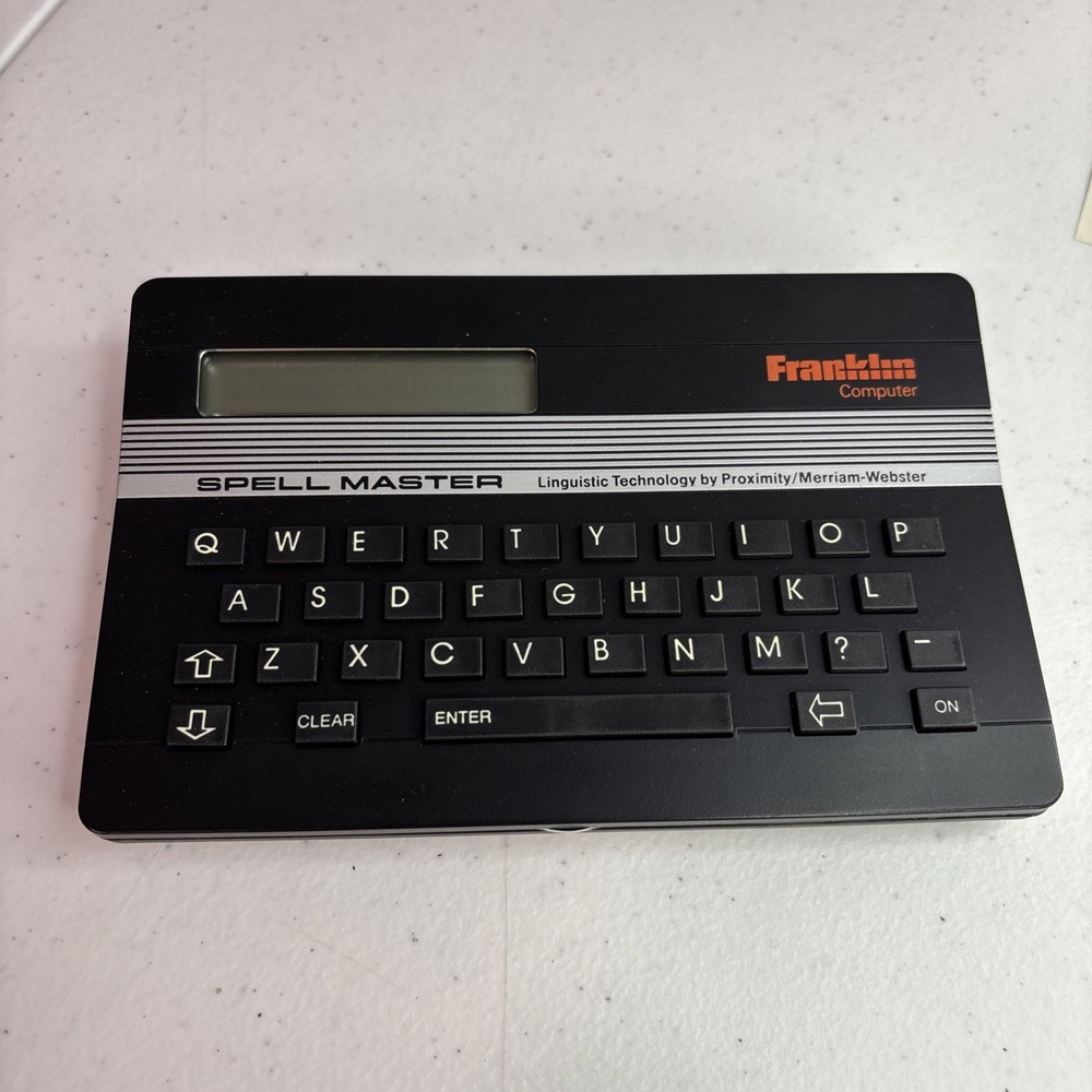 Franklin Computer Spelling Master SA-103 TESTED WORKS
