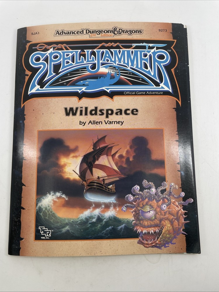 Advanced Dungeons & Dragons Spelljammer  w/ Map Adventure Module AD&D