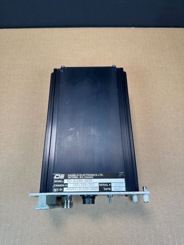 DANIELS ELECTRONICS VT-3/160-SN08 TRANSMITTER Freq: 169.9000