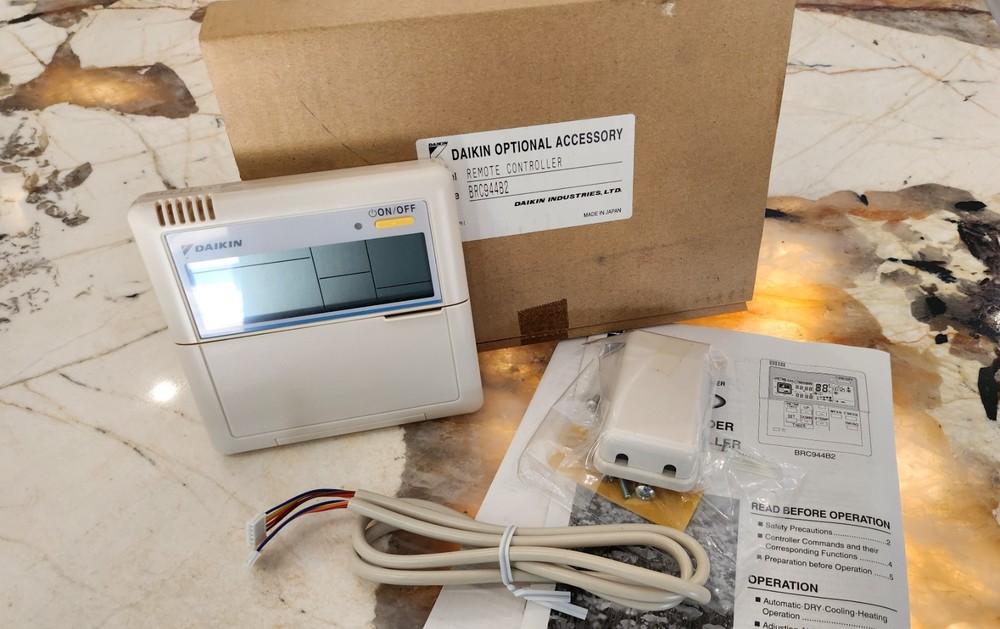 Daikin BRC944B2 Wall-Mounted Remote Controller - White