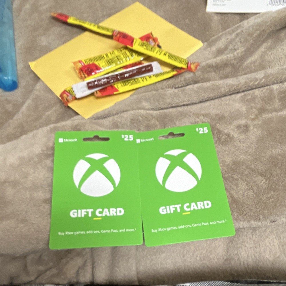 Microsoft Xbox $25 Gift Card 2 Pack Computers & Electronics No Expiration