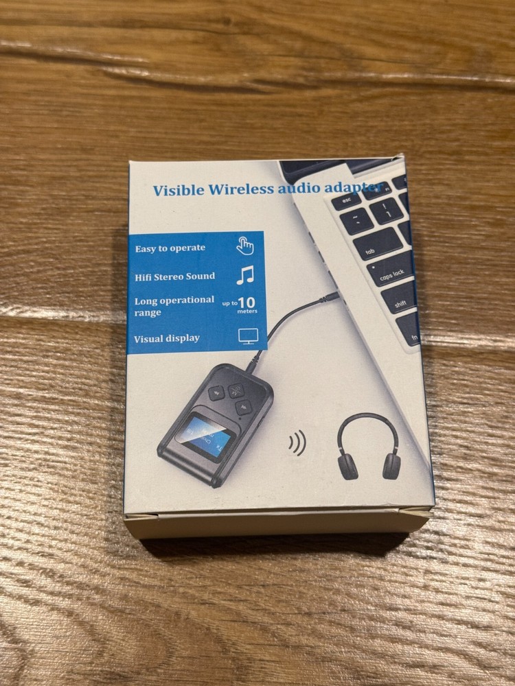 Visible Wireless Audio Adapter Bluetooth Brand New Open Box, Never Used