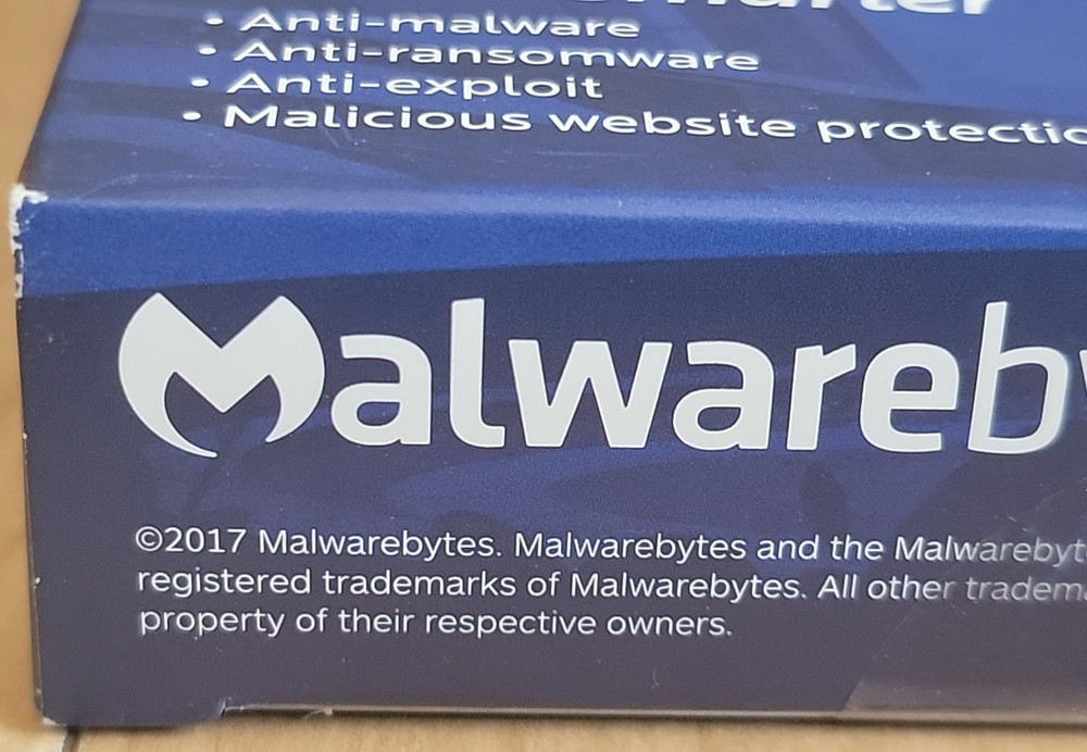 Malwarebytes Anti-Malware 2017 - 3 PCs / 1 Year Cybersecurity Key Code - NEW