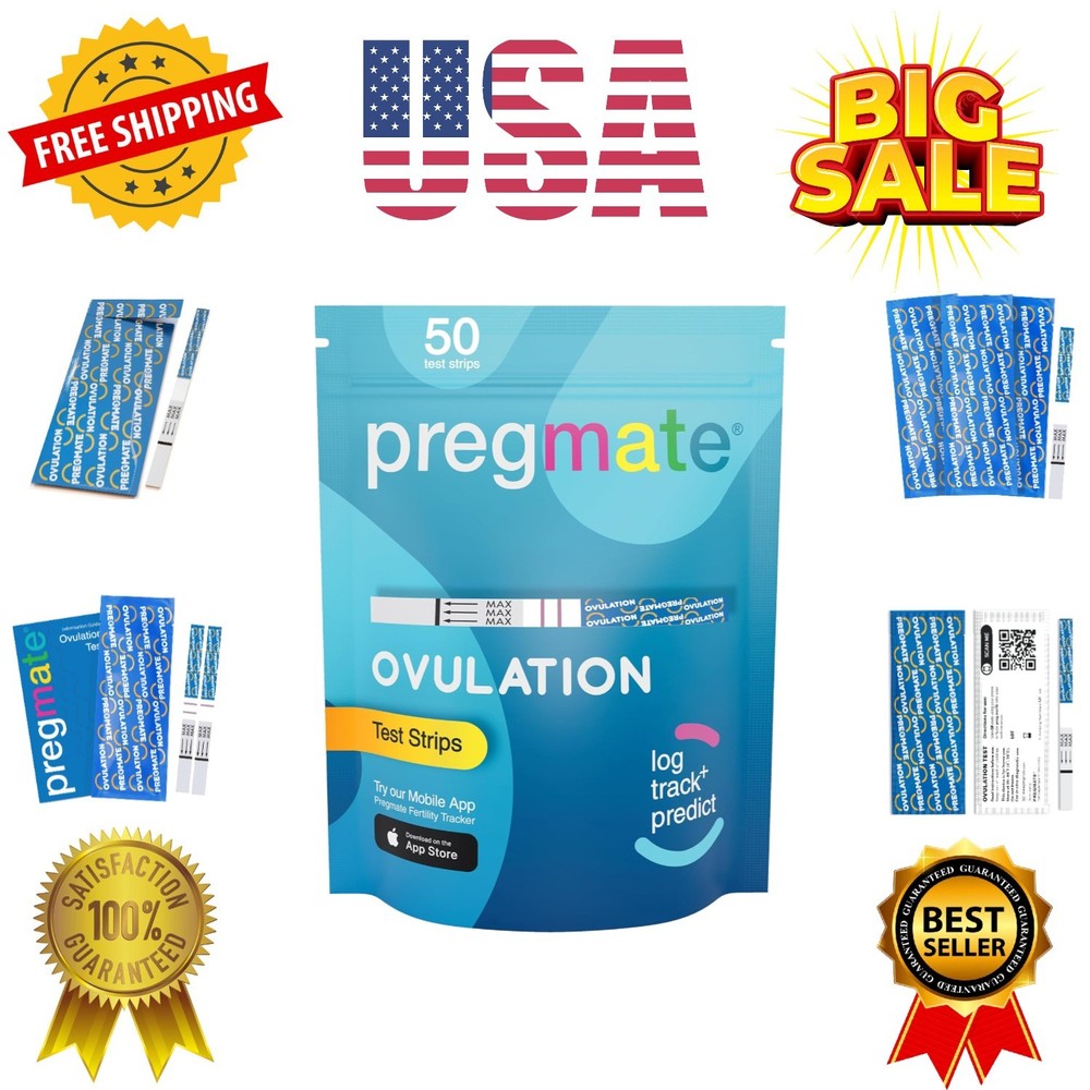 50 Ovulation  Strips Predictor Kit 50 Count