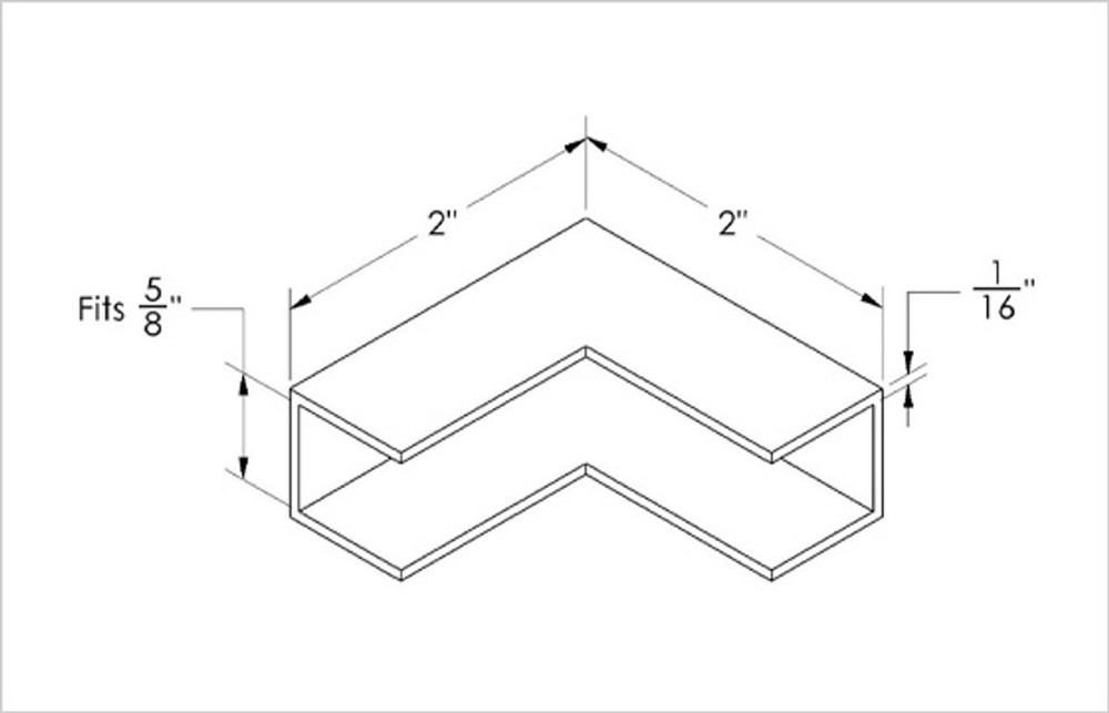 Safeboard 5/8" Corner Edge Caps