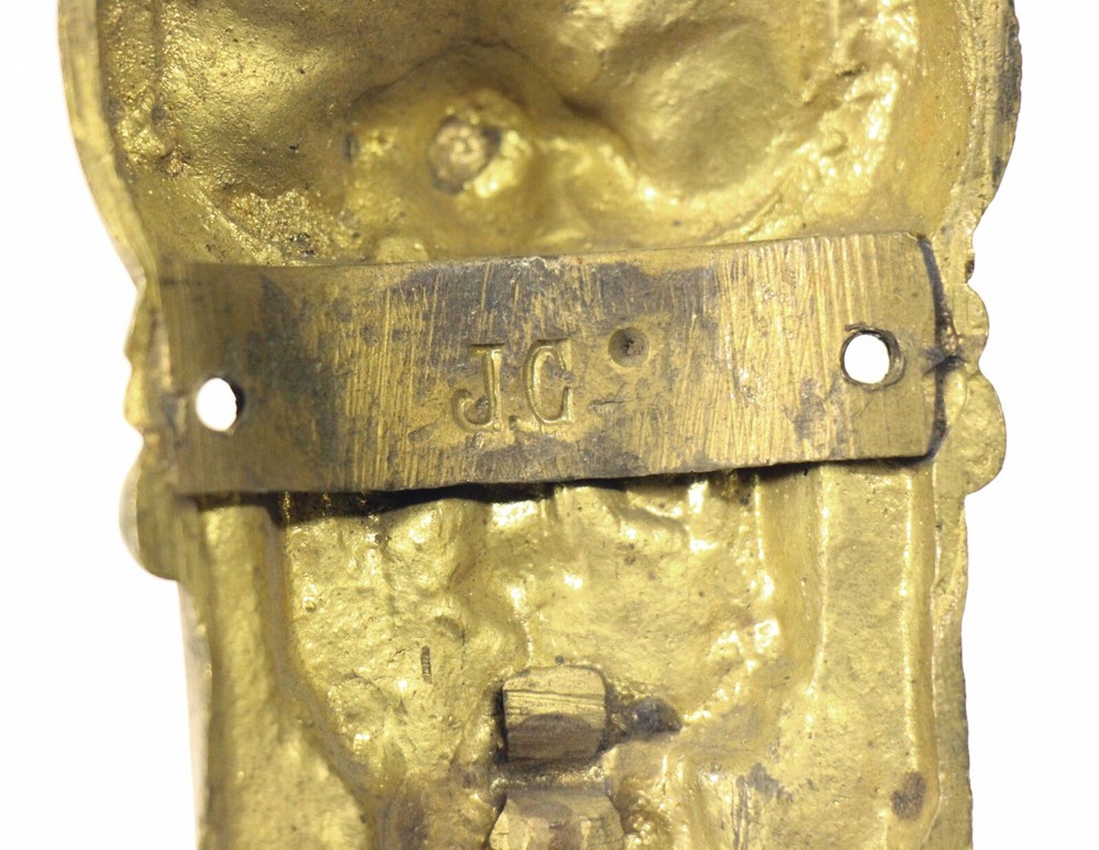 Rococo Brass Plated Doorbell Cover