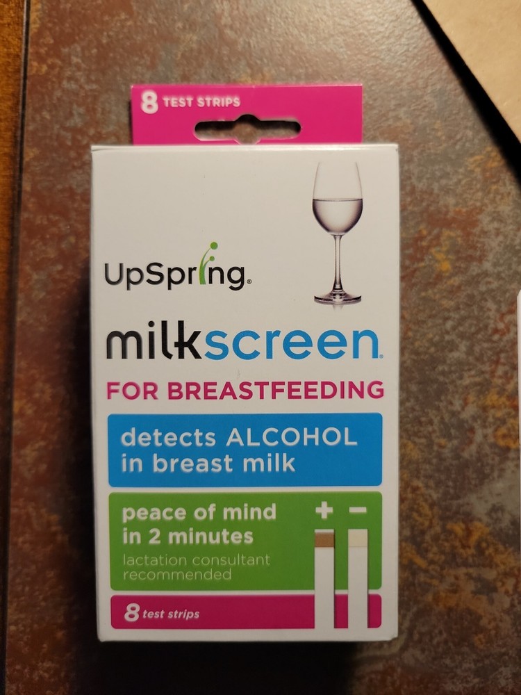 UpSpring MilkScreen for Breastfeeding 8 test Strips 09/2022