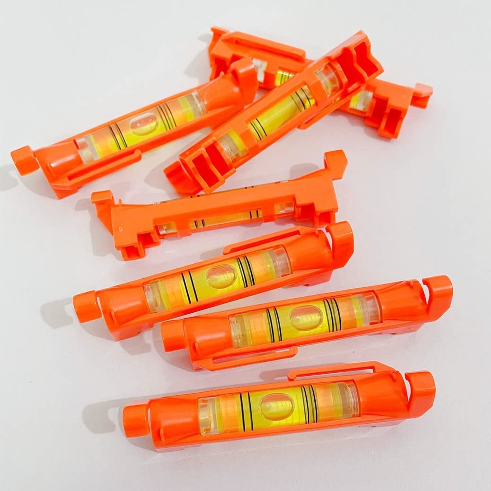 WOYISEPG 6x Hanging Bubble Line Level Small Horizontal String Red