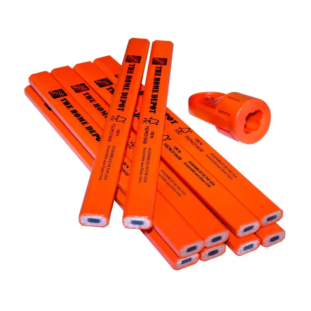 Carpenter Pencils with Original Sharpener (10-Pack) 2 Case