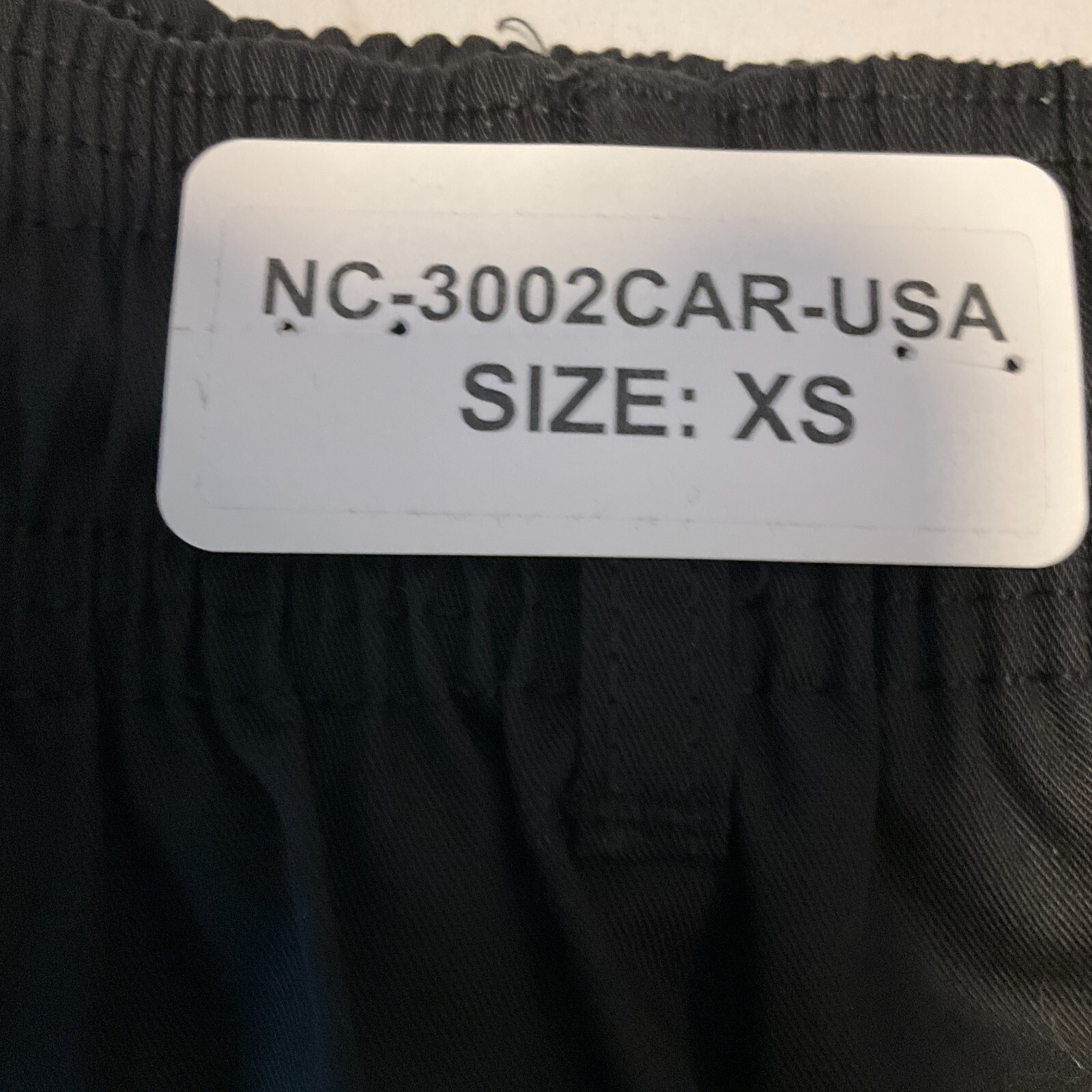 New Chef Cargo Pants Unisex Adult Size XS Black Stretch Waist Nc-3002car 2 Pair