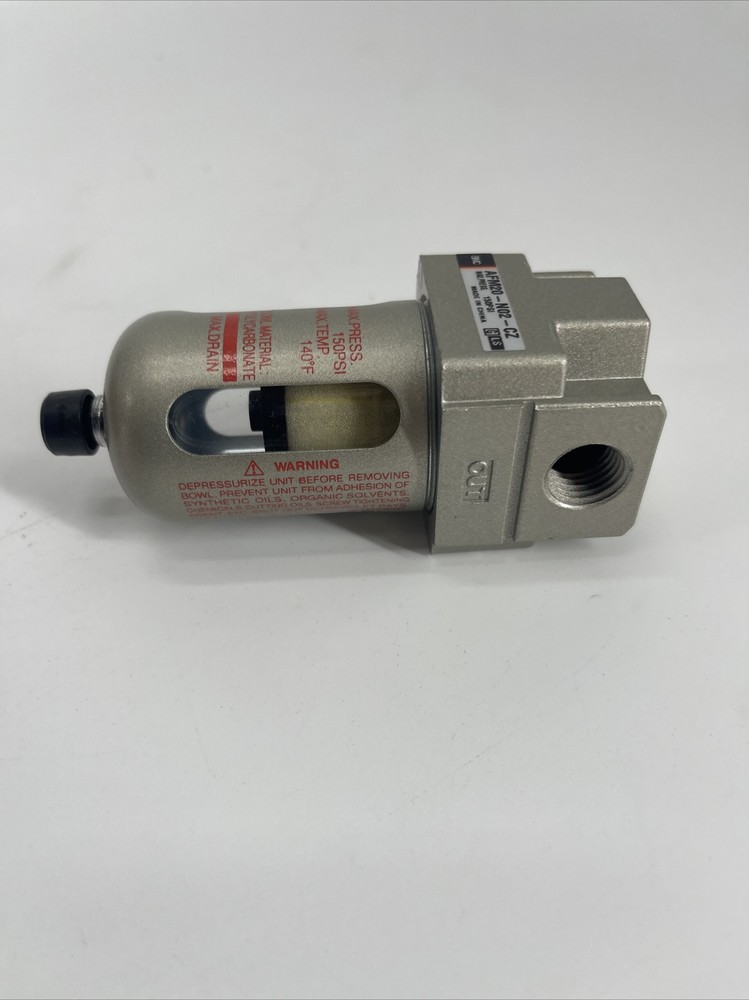 SMC AFM20-N02-CZ Mist Separator BROKEN DRAIN PLUG