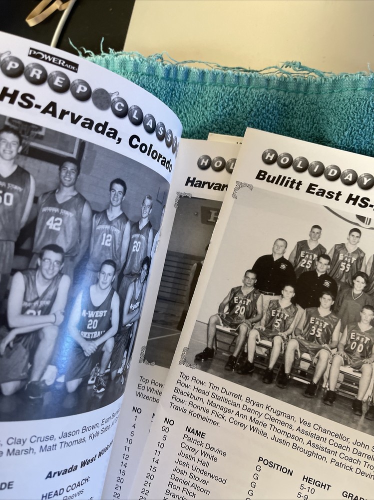 2001 Holiday Prep Classic Las Vegas program