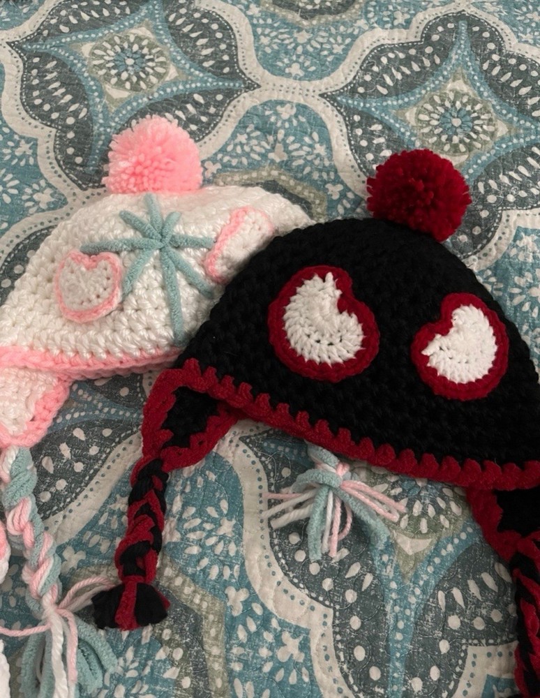 Handmade Crochet Spider-Man Hats {READ DESCRIPTION}