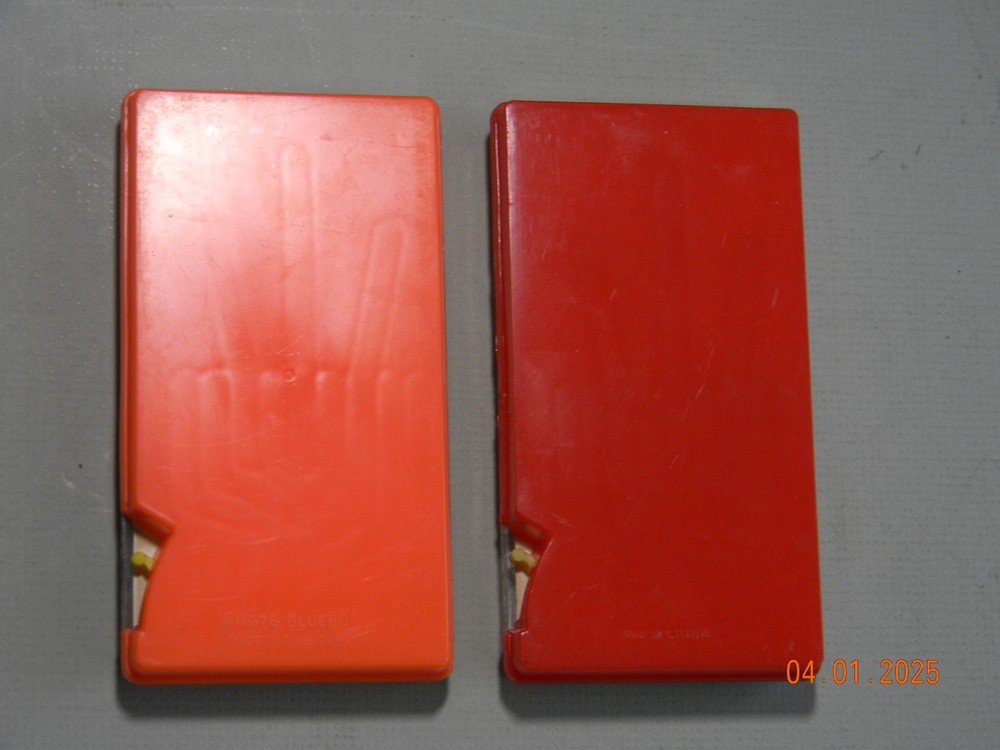 Pair Handheld Mini Pocket Games 1976 Bluebox