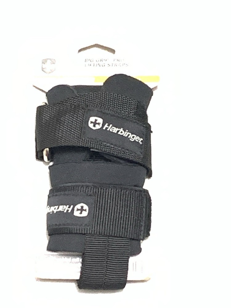 Harbinger Big Grip Pro Lifting Straps Maximum Support Heavy Lifting NEW