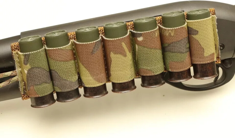 ESSTAC 7 Round Shotgun Placard Shell Card+ Duragrip Hook & Loop -ALL COLORS! NEW