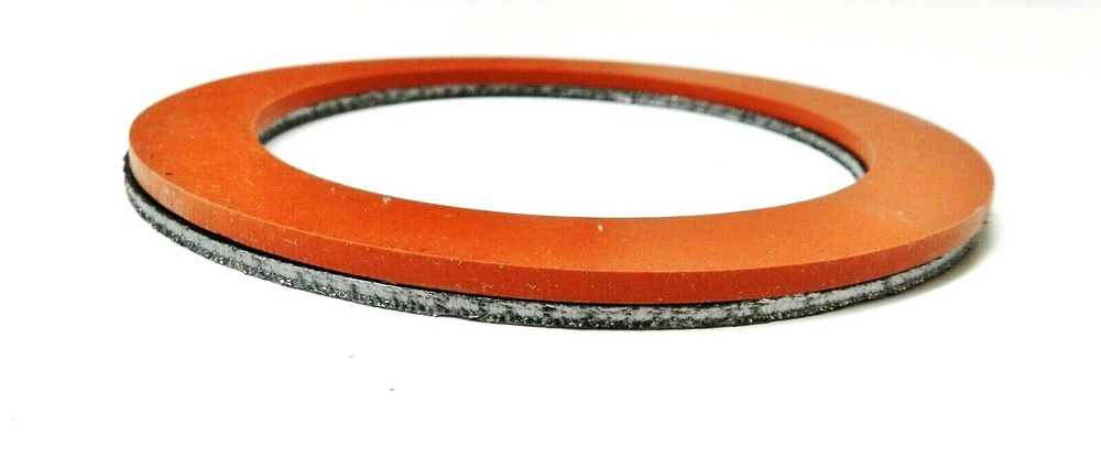 3" Gaskets Silicone Rubber & Graphite Set for Vacuum Casting Perforated Flasks