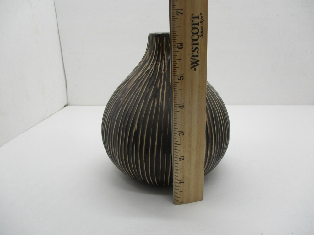 Modern Black and Brown Vase
