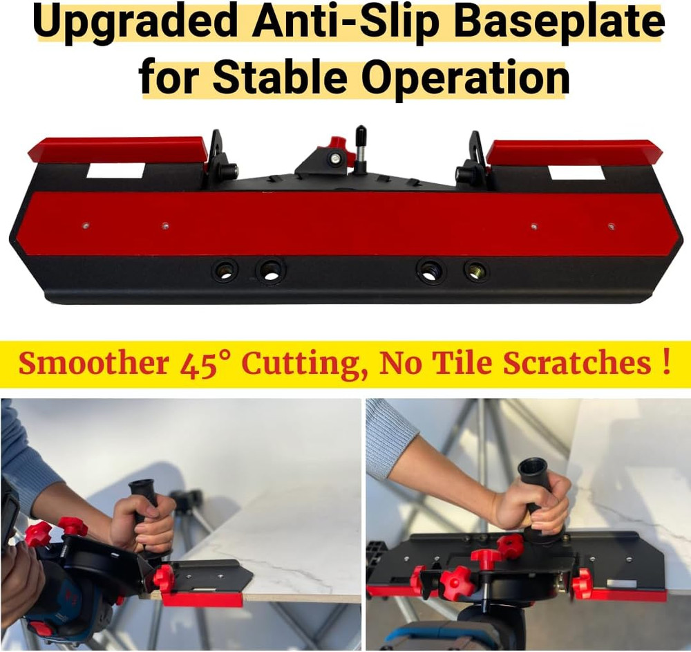 45 Degree Tile Chamfering Tool, Angle Grinder Tool for Tile Chamfering