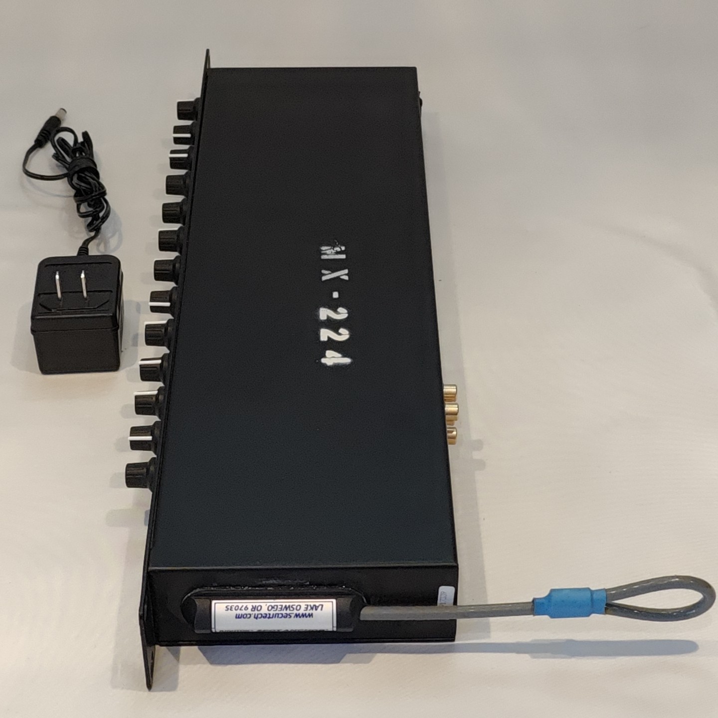 Rolls RM219 Stereo Mic Line Mixer 10 Port Includes Power Adapter Works