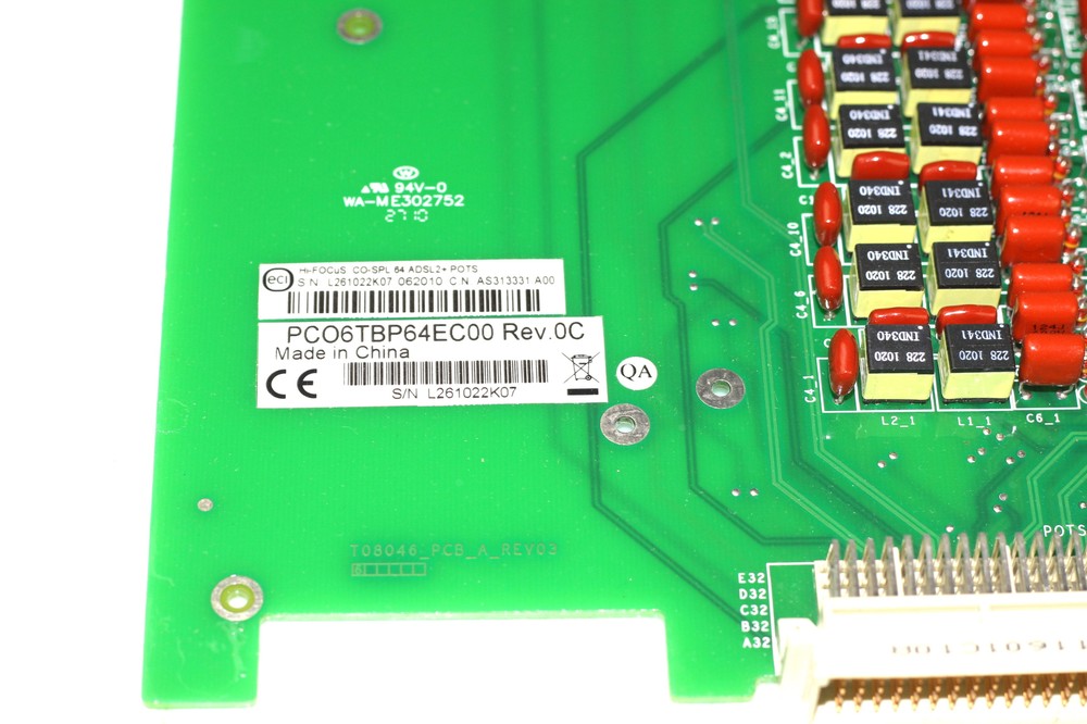 eci telecom HI-FOCUS co-spl64ADSL2+POTS