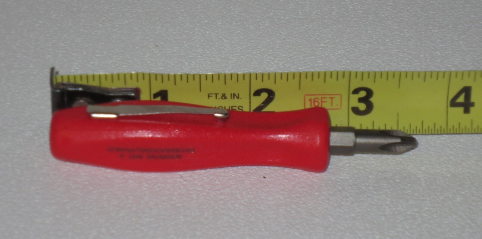 *NEW* Snap-on Pocket Screwdriver SDDDM1AR Reversible Tip *RED* BRAND NEW!