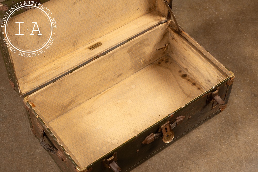 Small Vintage Steamer Trunk