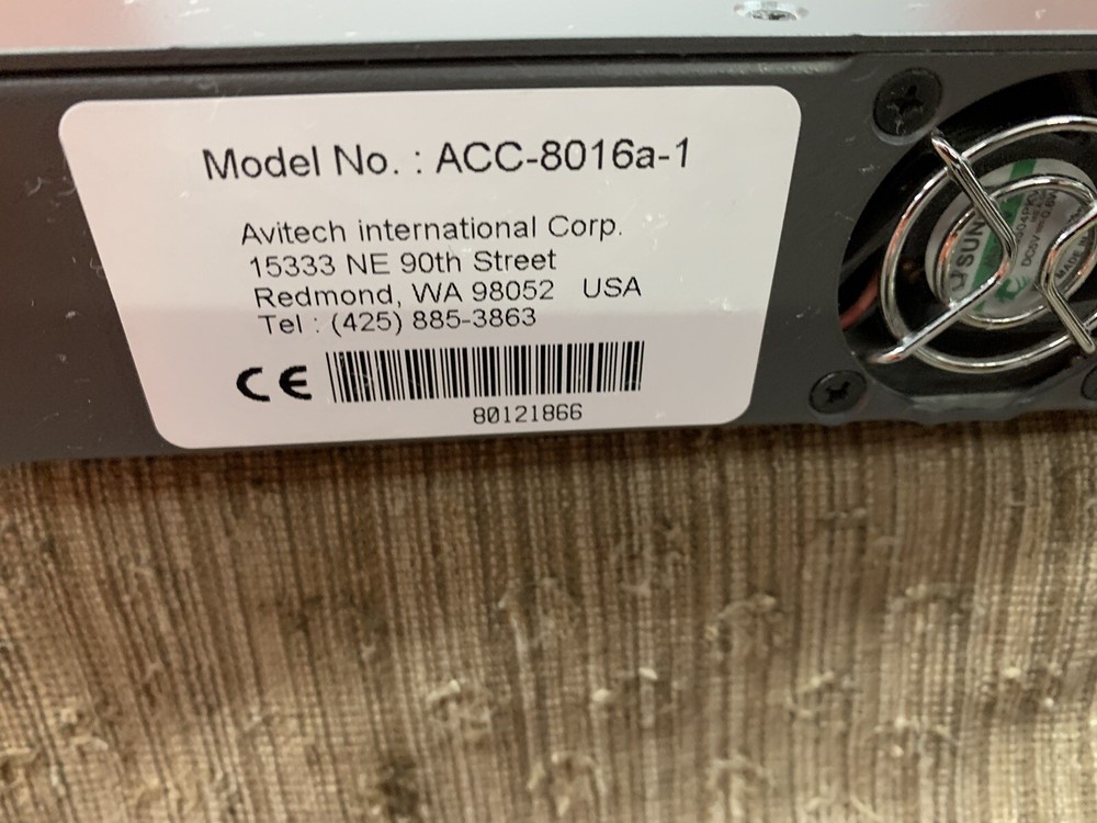Avitech Model ACC-80 16a-1 Multiviewer