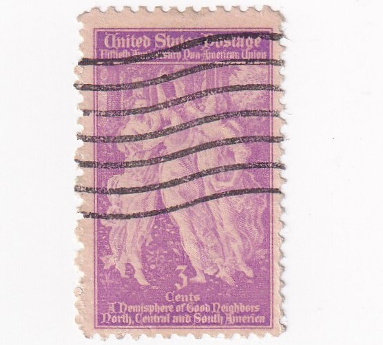 STAMP US SCOTT 895 "Three Graces" 3 CENT 1940 USED FANCY CANCEL