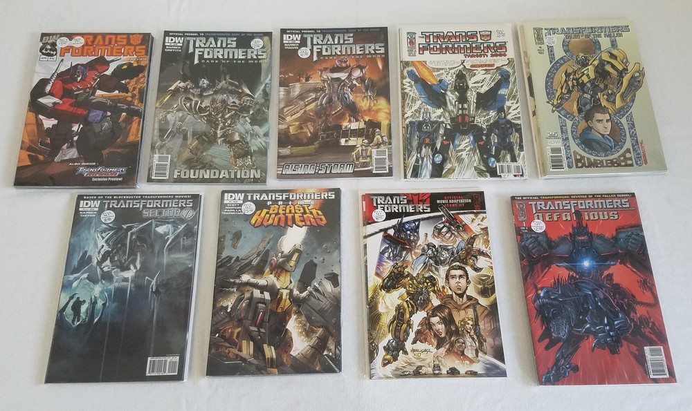 TRANSFORMERS 9 FULL SETS ~ Nefarious,Beast Hunters,Foundation, more
