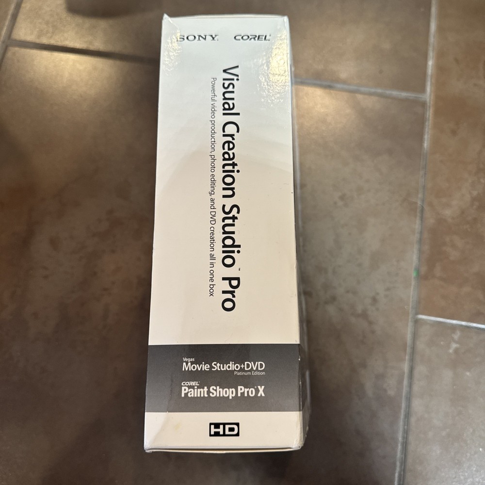 Corel Sony Visual Creation Studio Pro_Retail Box SEALED