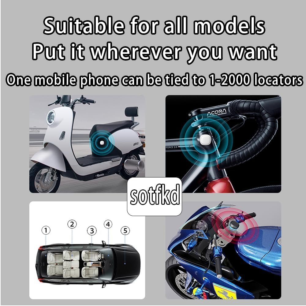 2 Pack No Subscription GPS Tracker for Vehicles,Car Tracker Device Hidden for Ve